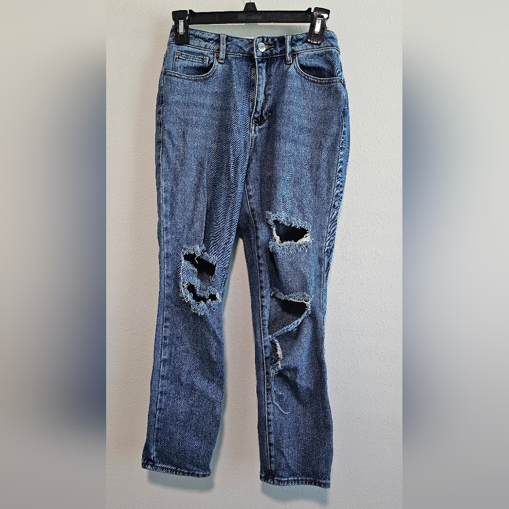 [*3 Items For $20 In Bundle*] PacSun Mom Denim Jeans Torn Size 24